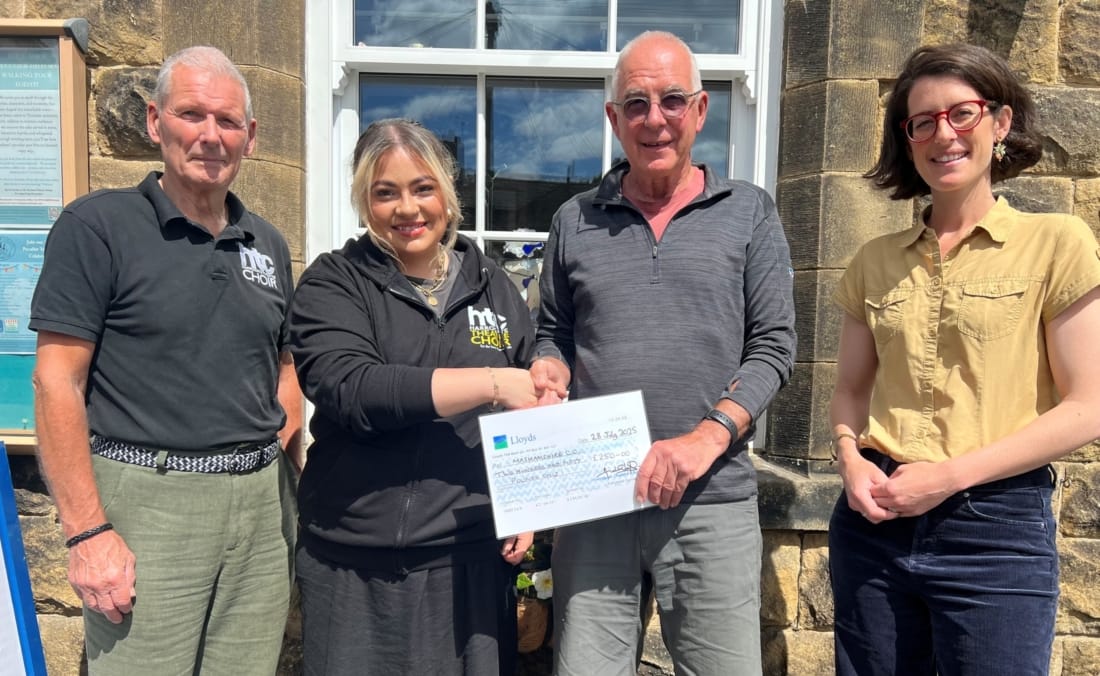 Harrogate Theatre Choir Donation to MCO