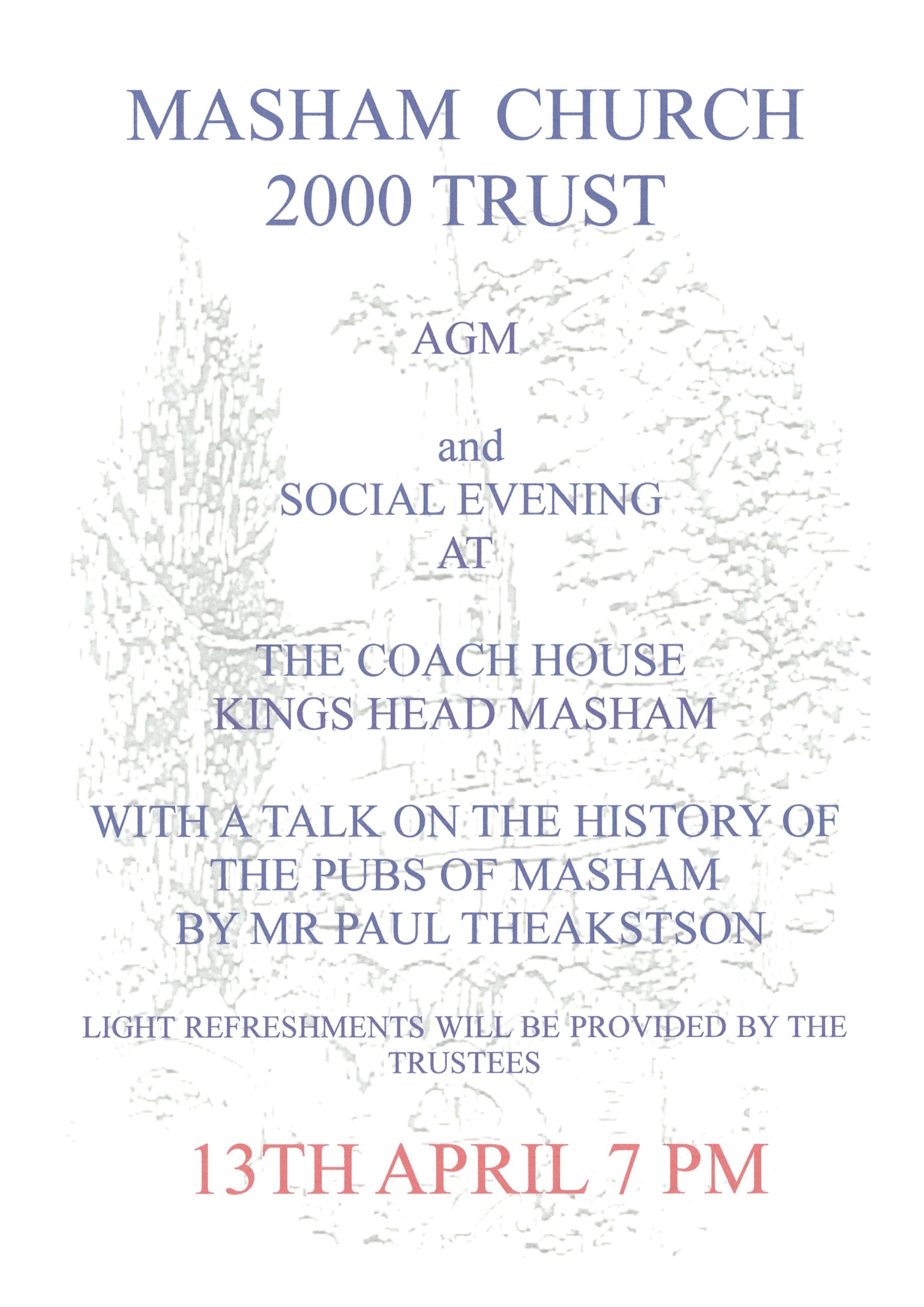 Masham Church Trust AGM